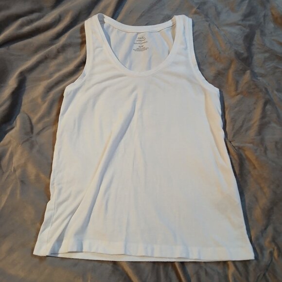 Banana Republic Factory Women's Timeless Intemporal White Tank SZ XS GUC - Picture 1 of 5